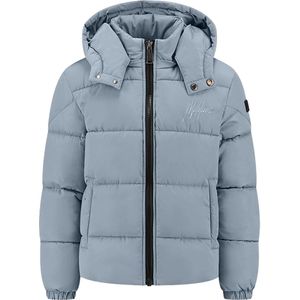 Malelions donn puffer jacket in de kleur blauw.