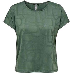 Only play aub-merlin on ss bat t-shirt in de kleur groen.