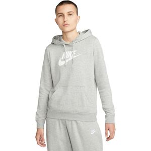 Nike sportswear club fleece hoodie in de kleur grijs.