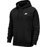 Nike sportswear club fleece pullover hoodie in de kleur zwart.