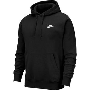 Nike sportswear club fleece pullover hoodie in de kleur zwart.