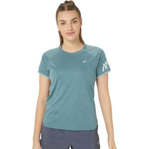 Asics - Icon - Sportshirt - Groen - Katoen