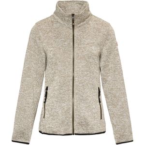 Nordberg andrea polar fleece jacket in de kleur bruin.