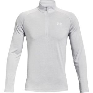 Under armour tech 2.0 1/2-zip top in de kleur grijs.