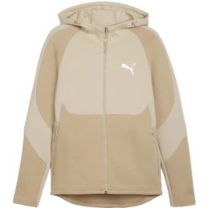 Puma evostripe full-zip hoodie in de kleur ecru.