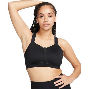 Nike - Alpha Sport BH - Zwart - Gerecycled Polyester - Compressiepasvorm