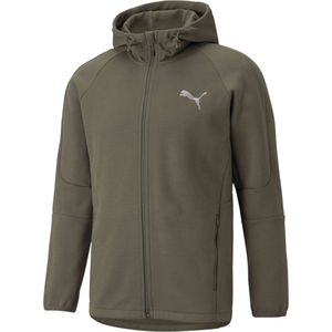 Puma evostripe full-zip hoodie in de kleur groen.