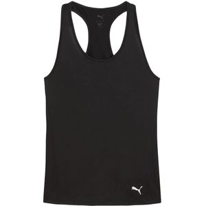 Puma tad essential racerback tanktop in de kleur zwart.