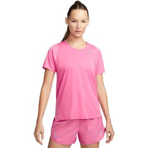 Nike dri-fit race t-shirt in de kleur roze.