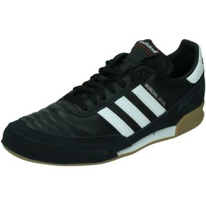 Adidas - Mundial Goal - Voetbalschoenen - Zwart/Wit - Kangoeroeleer