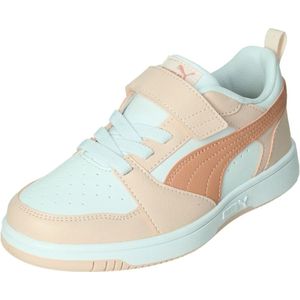 Puma rebound v6 low ac in de kleur wit.