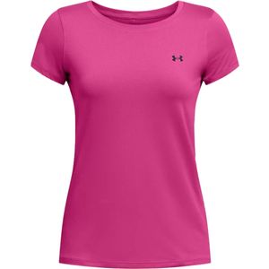 Under armour heatgear armour t-shirt in de kleur roze.