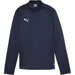 Puma teamgoal training 1/4 zip top in de kleur marine