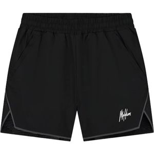 Malelions sport active mesh short in de kleur zwart.