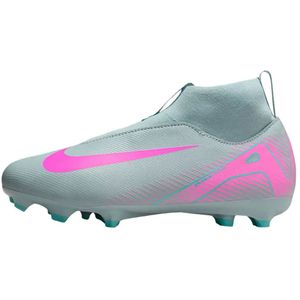 Nike jr. Mercurial superfly 10 fg in de kleur blauw.