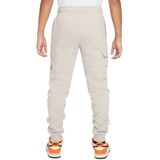 Nike sportswear fleece graphic cargobroek in de kleur grijs.