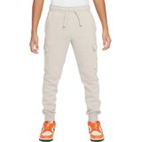 Nike sportswear fleece graphic cargobroek in de kleur grijs.