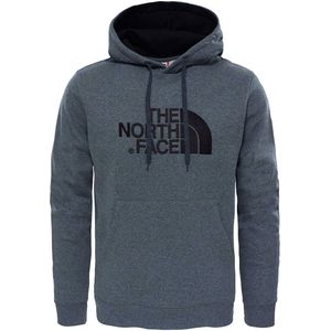 The north face drew peak hoodie in de kleur grijs.