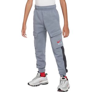 Nike air fleece cargo joggingbroek in de kleur grijs.