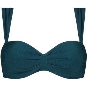 Beachlife bikini top in de kleur groen.