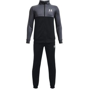 Under armour colorblock knit trainingspak in de kleur zwart.