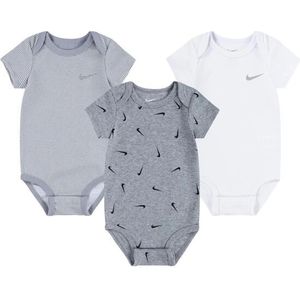 Nike mix and match bodysuit in de kleur grijs.