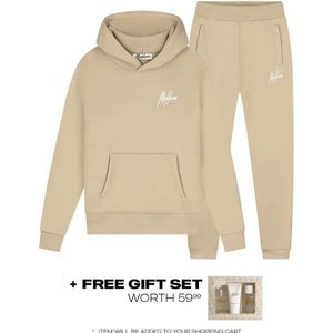 Malelions Women Signature Tracksuit - Taupe XXS