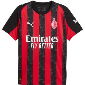 Ac milan 25/26 thuis wedstrijdshirt replica in de kleur rood.