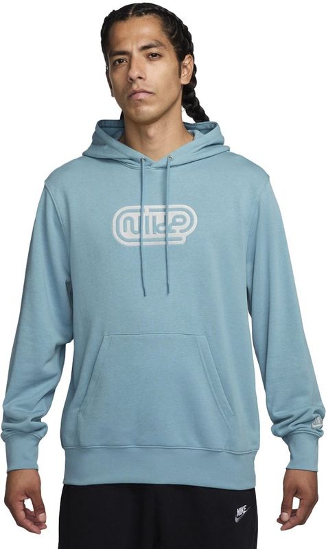 Nike - Club FT Font GX - Casual Sweater - Blauw - Katoen