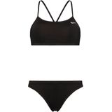 Nike essential racerback bikini set in de kleur zwart.