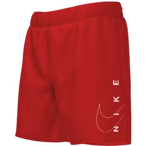 Nike 4 volley short in de kleur rood.