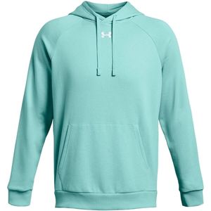 Under armour rival fleece hoodie in de kleur groen.