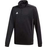 Adidas core 18 trainingsjack in de kleur zwart/wit.