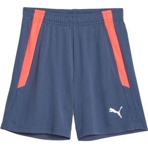 Puma teamliga trainingsshort 2 in de kleur blauw.