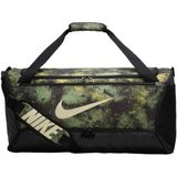 Nike brasilia duffel sporttas in de kleur groen.