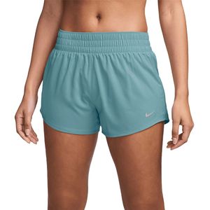 Nike one dri-fit mid-rise short in de kleur blauw.