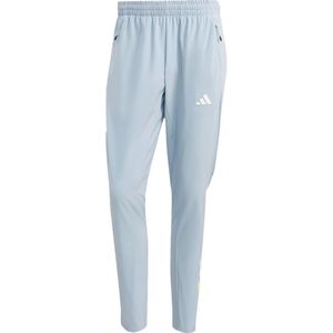 Adidas train icons 3-stripes training broek in de kleur blauw.