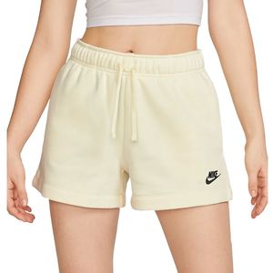 Nike sportswear club fleece short in de kleur ecru.