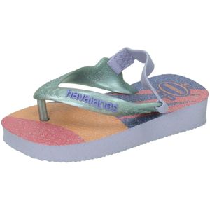 Havaianas baby palette glow in de kleur lila paars.