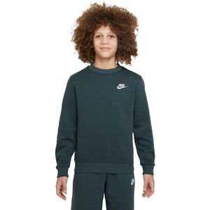 Nike sportswear club fleece sweater in de kleur groen.