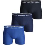 Bjorn borg shorts sammy solid essential 3 pack in de kleur marine.
