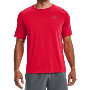 Under armour tech 2.0 t-shirt in de kleur rood.