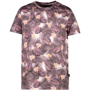 Cars Jeans - Gasnes T-Shirt - Paars - Korte Mouwen - Regular Fit