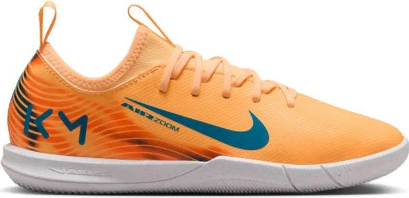 Nike - Zoom Mercurial Vapor 16 Mbappé Academy - Zaalvoetbalschoenen - Lichtoranje Turquoise