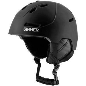 Sinner silverton skihelm in de kleur zwart.