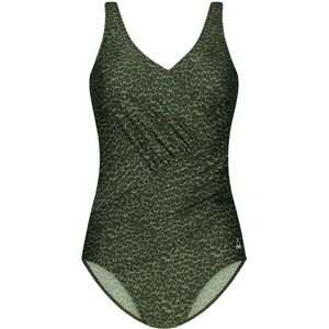 Ten cate shape swimsuit softcup in de kleur groen.