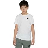 Nike sportswear embered futura t-shirt in de kleur wit.