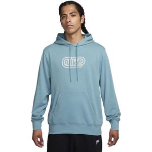 Nike - Club FT Font GX - Casual Sweater - Blauw - Katoen