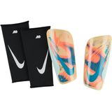 Nike - Mercurial Mbappé Lite - Scheenbeschermers - Lichtoranje - Turquoise