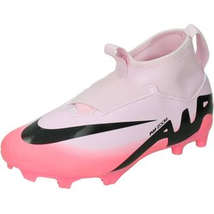 Nike jr. Mercurial superfly 9 academy fg/mg in de kleur roze.